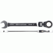 Chiave a cricchetto combinata incernierata