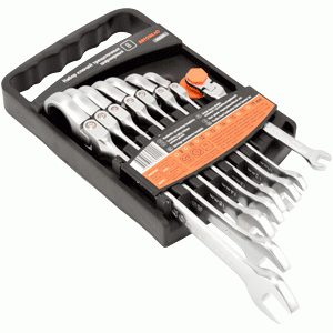 Set di chiavi a cricchetto combinate