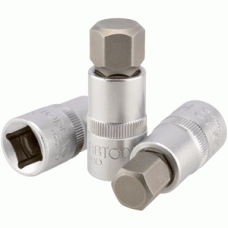 Testa a bussola con inserto esagonale da 1/2