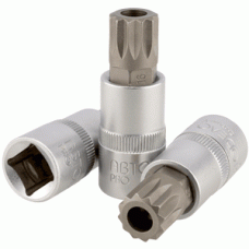 Testa scanalata con foro da 1/2