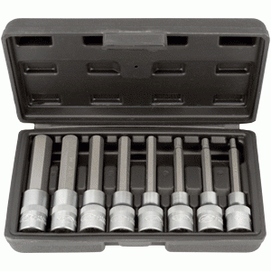 Set di bussole con inserto esagonale da 1/2"