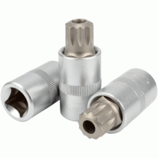 Testa scanalata con foro da 1/2