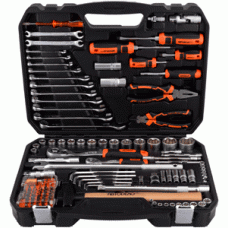 Set di utensili professionali 110 pr. 1/4 "DR 1/2 "DR