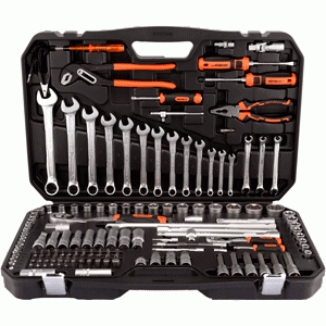 Set di attrezzi professionali 139 pr. 1/4 "DR 1/2 "DR