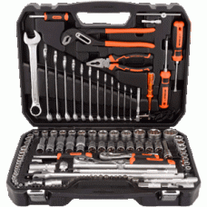 Set di utensili professionali 123 pezzi. 1/4 "DR 1/2 "DR