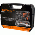 Set di utensili professionali 123 pezzi. 1/4 "DR 1/2 "DR