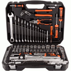 Set di utensili professionali 123 pezzi. 1/4 "DR 1/2 "DR