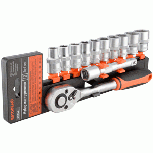Set di utensili 12 pezzi. 1/2 "DR