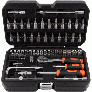 Set di utensili professionali 66 pezzi. 1/4 "DR