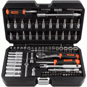 Set di utensili professionali 91t. 1/4 "DR