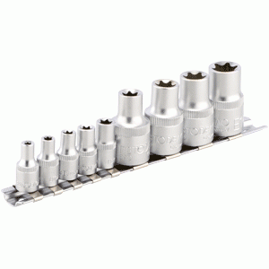 Set di bussole Torx® da 1/4 "e1/2"
