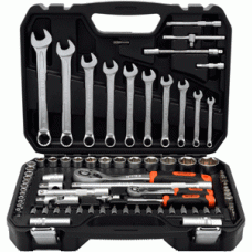 Set di attrezzi professionali 82 pr. 1/4 "DR 1/2 "DR