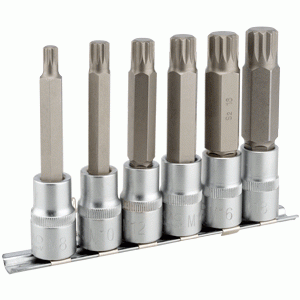Set di bussole con inserto Spline da 1/2"
