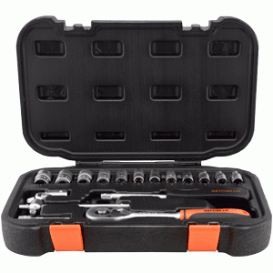 Set di utensili 17 pezzi 1/4 "DR