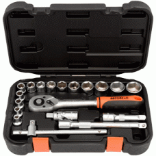 Set di utensili 19 pezzi. 3/8 "DR