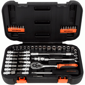 Set di utensili 53 pezzi. 1/4 "DR