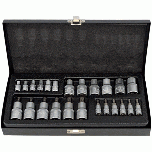 Set di bussole Torx® da 1/4 "e1/2"