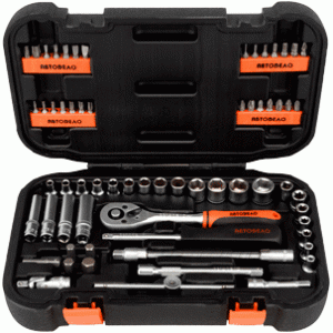 Set di utensili 64 pezzi. 1/4 "DR