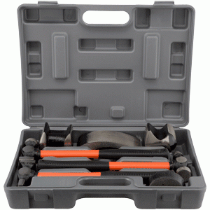 Kit di raddrizzamento in una custodia di plastica