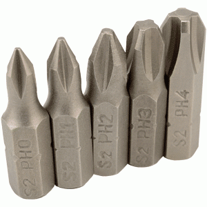 Set di inserti a croce Phillips