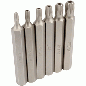 Set di inserti Torx® con foro