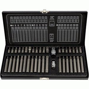 Set di inserti Torx®, Spline e esagonali
