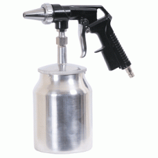 Pistola per sabbiatura con cassetta