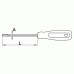Cacciavite con gambo rotondo Torx