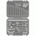 Set di utensili per autoveicoli 77 pz. 1/4 "DR 1/2 "DR