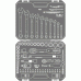 Set di attrezzi professionali 82 pr. 1/4 "DR 1/2 "DR
